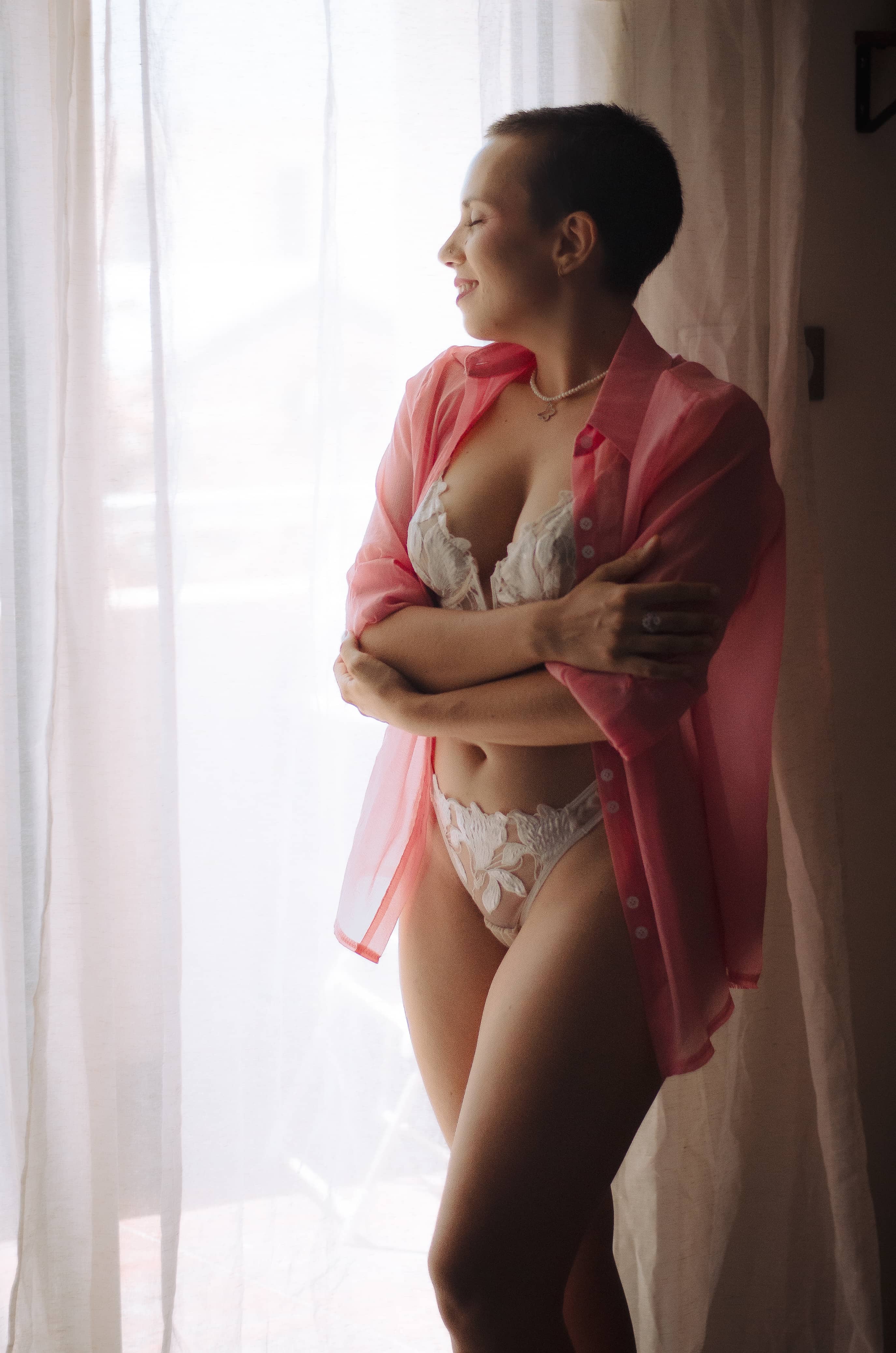 Portrait boudoir lumineux