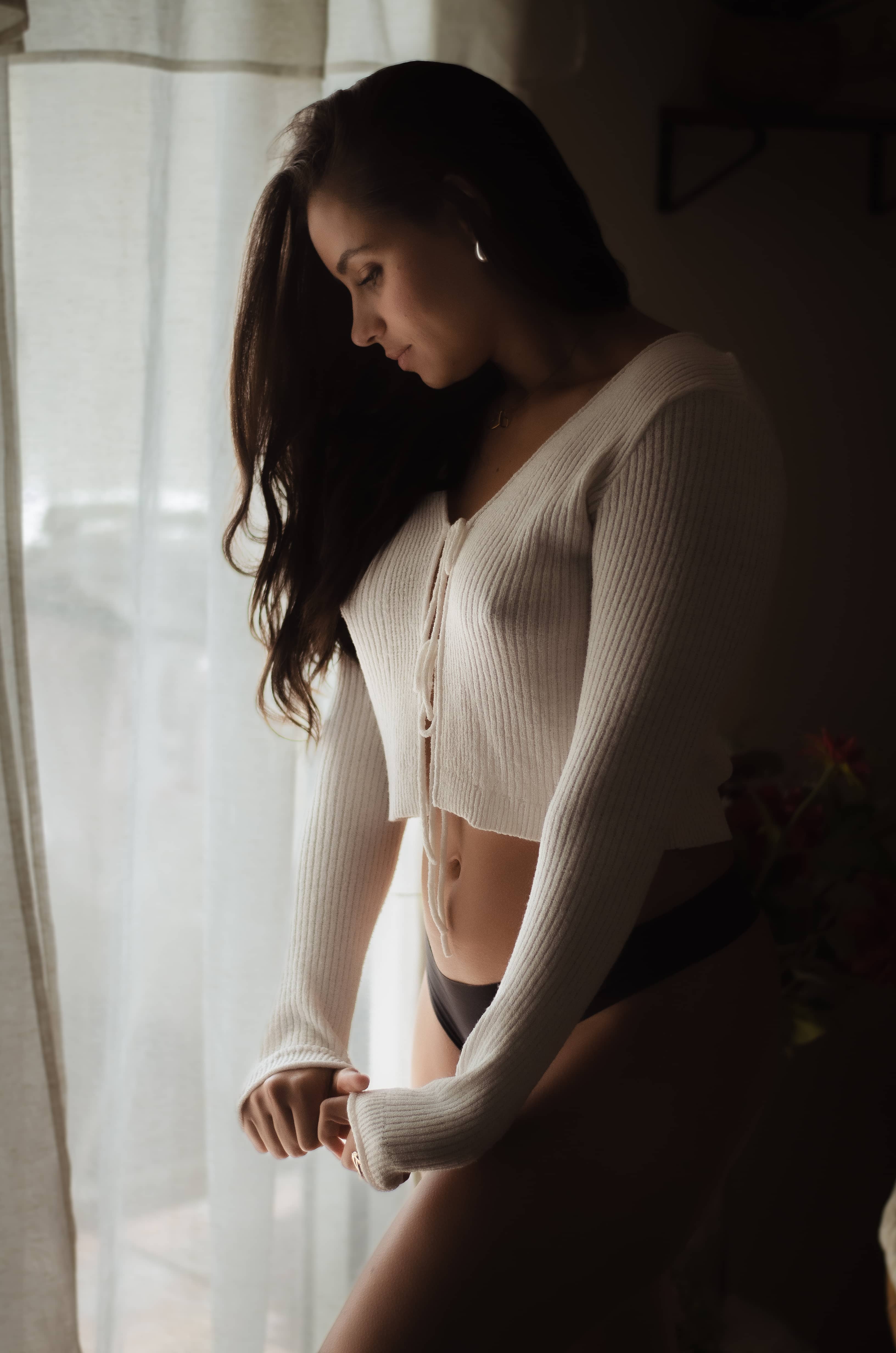 Portrait boudoir lumineux
