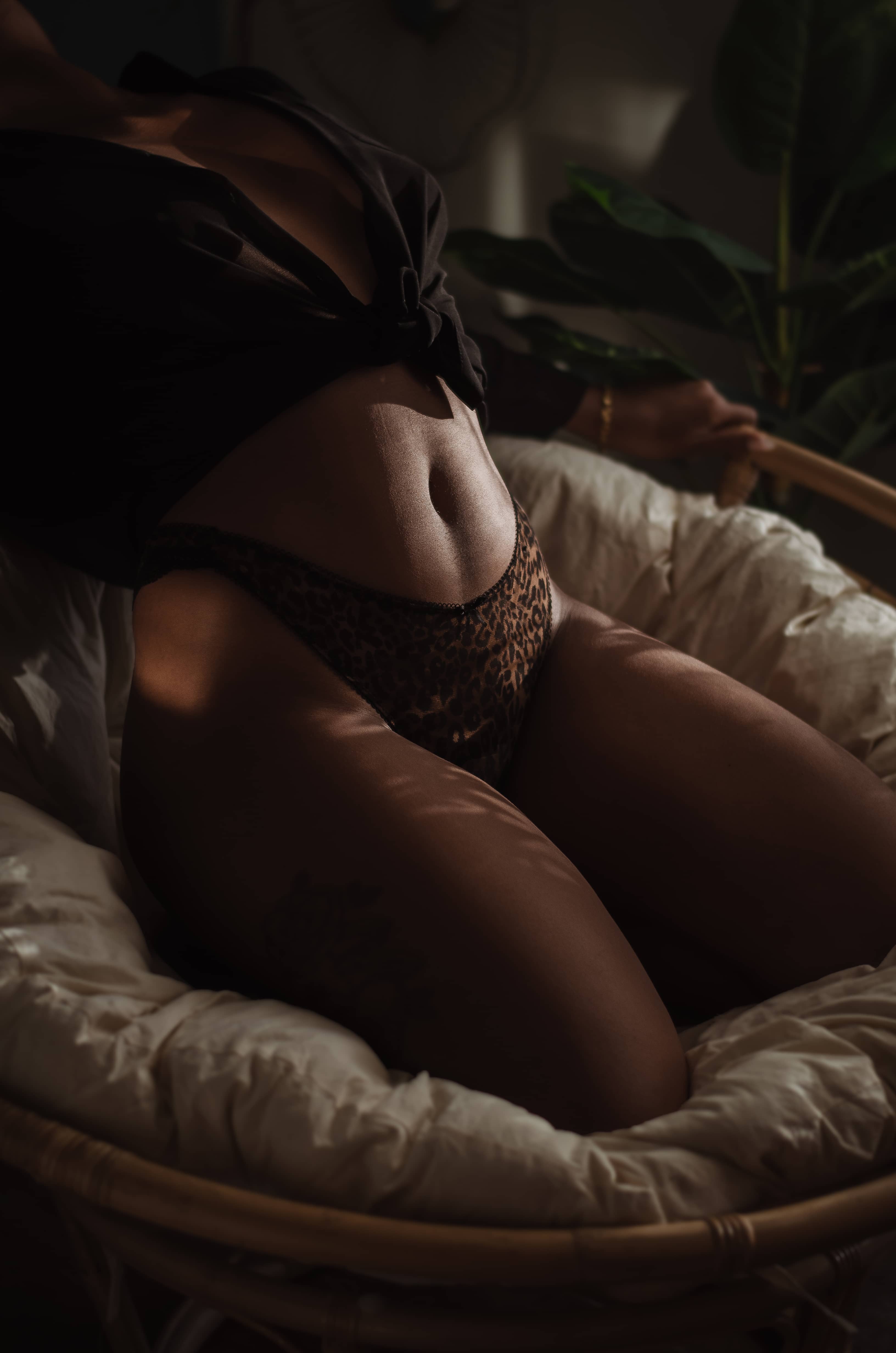 Boudoir miroir scène